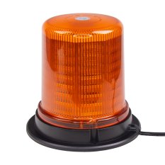 LED maják, 12-24V, 128x1,5W oranžový, pevná montáž, ECE R65