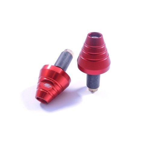 Závaží do řidítek RDMOTO HCP 17,5mm - Barva eloxu: Červená