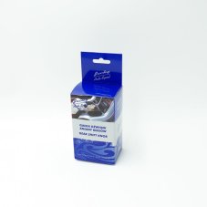 Hlavice řadící páky kožená černá s červeným obšitím, 01458_b