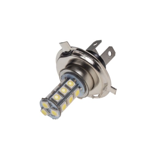 LED H4 bílá, 12V, 18LED/3SMD