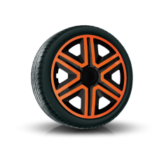 NRM Poklice 16" ACTION doublecolor orange - black 4 ks_c