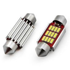 2x Dioda LED 12/24V, 12xSMD 4014 Festoon, C5W C10W C3W (SUFIT) 39mm, CANBUS, bílá, 01290_b