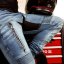 Pánské moto jeansy W-TEC Grandus EVO