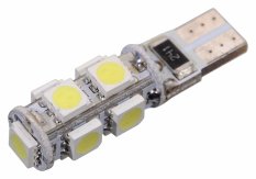 Žárovka 9 SMD LED 12V T10 s rezistorem CAN-BUS ready bílá